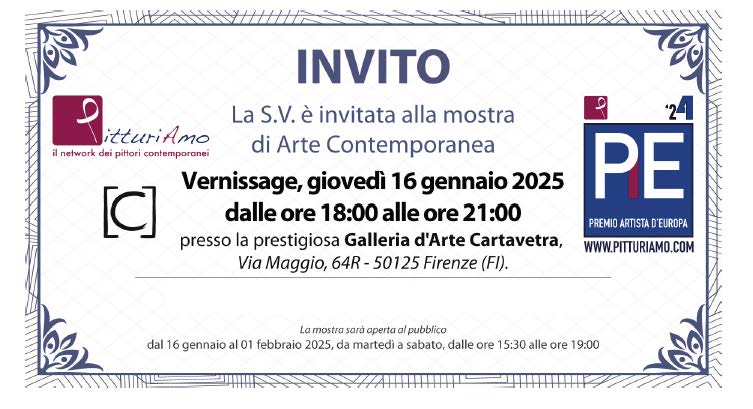 invito vernissage
